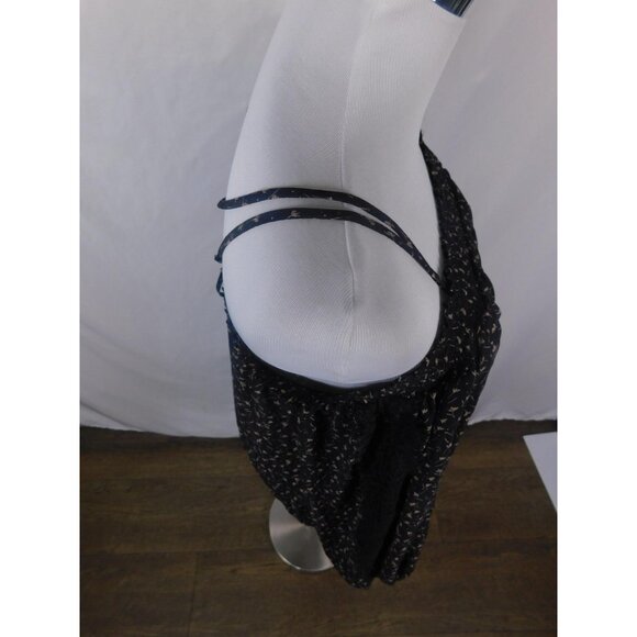 Jessica Simpson XL Black Print Smocked Cami Strappy Back - Picture 7 of 11